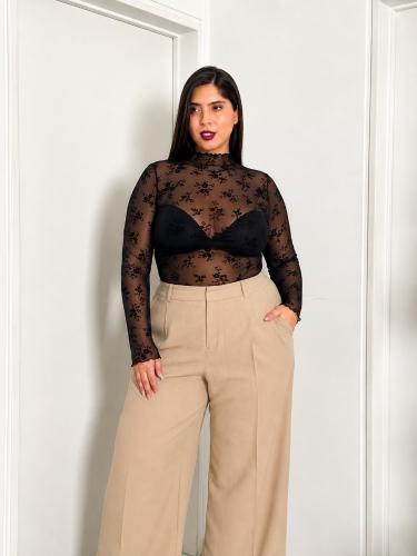 Polera Zoe Micro Tul Flock