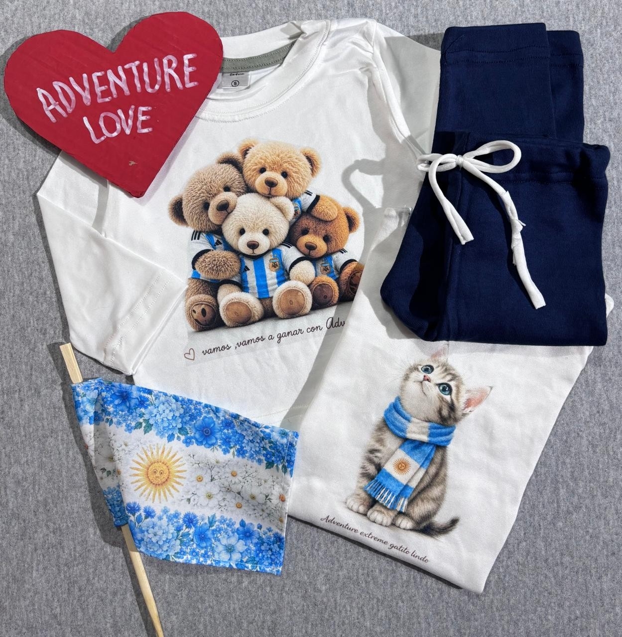 Camiseta Argentina Bebes - Imagen 1