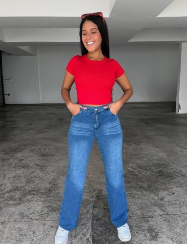 Wide Leg Stone Elastizado