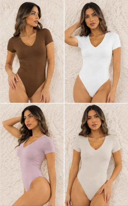 Body Lycra en V