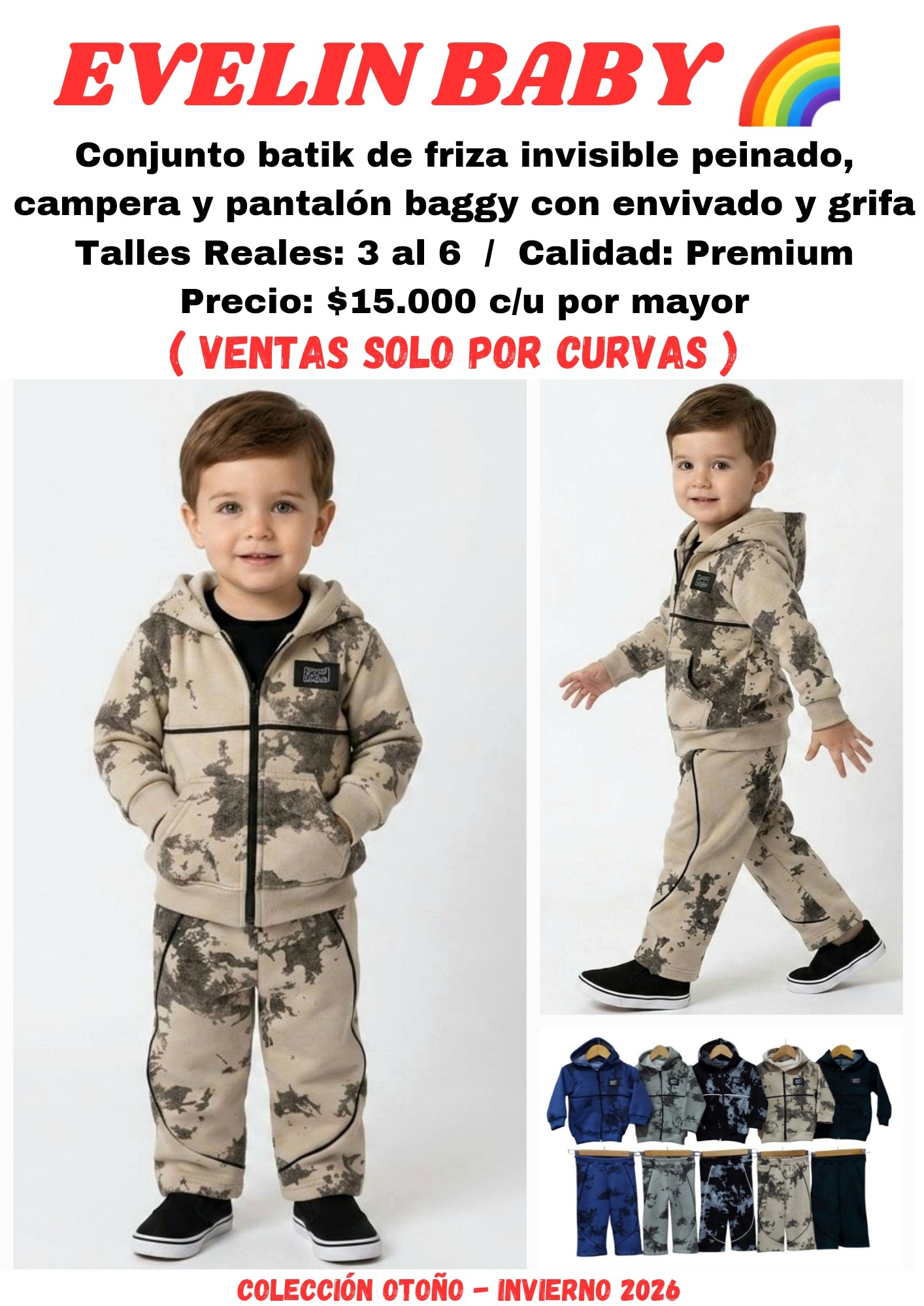 Conjunto Batik con Envivado y Grifa - Imagen 1