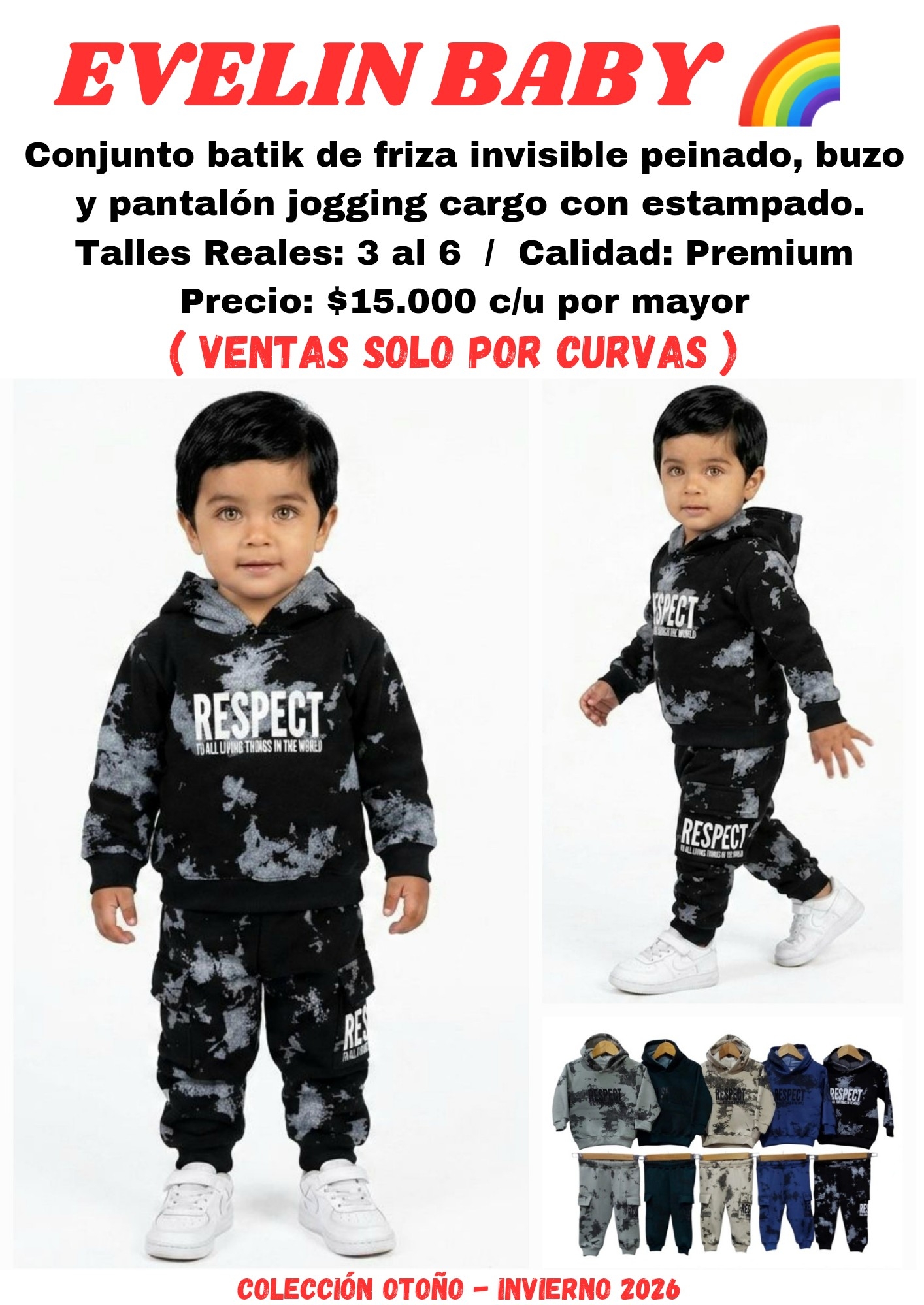 Conjunto Batik Cargo Respect - Imagen 1
