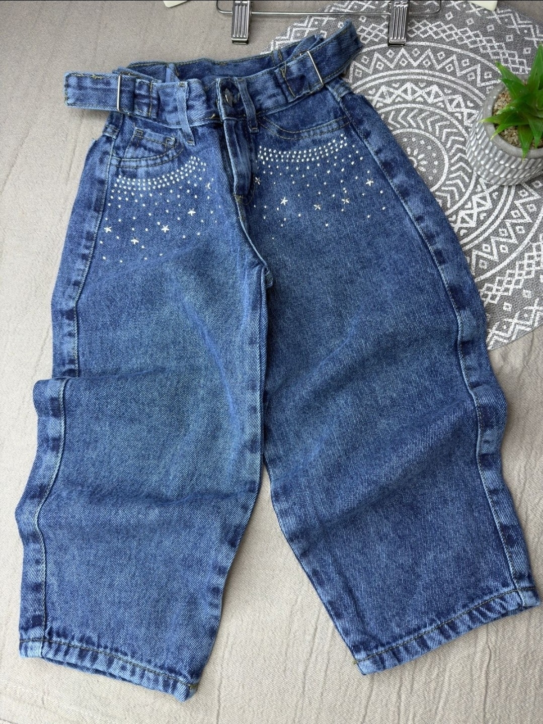 Jeans con Strass de Lluvia para Nena. - Imagen 1