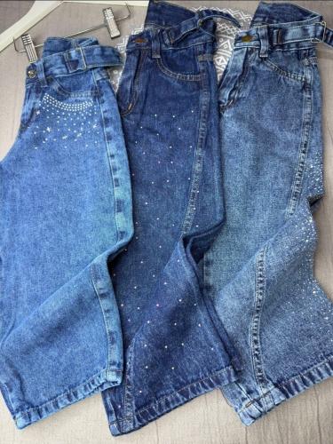 Jeans con Strass de Lluvia para Nena. - Miniatura 3