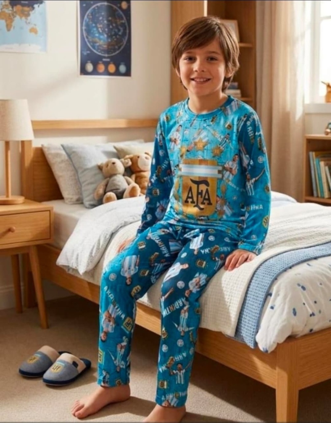 Pijama de Messi para Nene. - Imagen 3
