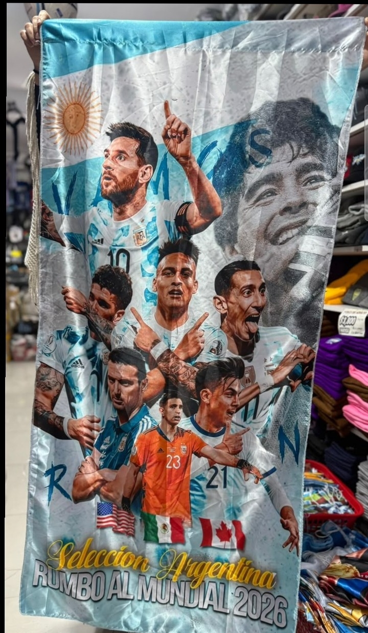 Banderas Sublimadas de Argentina Mundial 2026 - Imagen 2