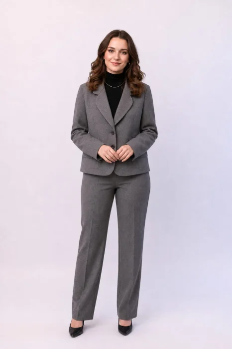 Traje de Dama Gris