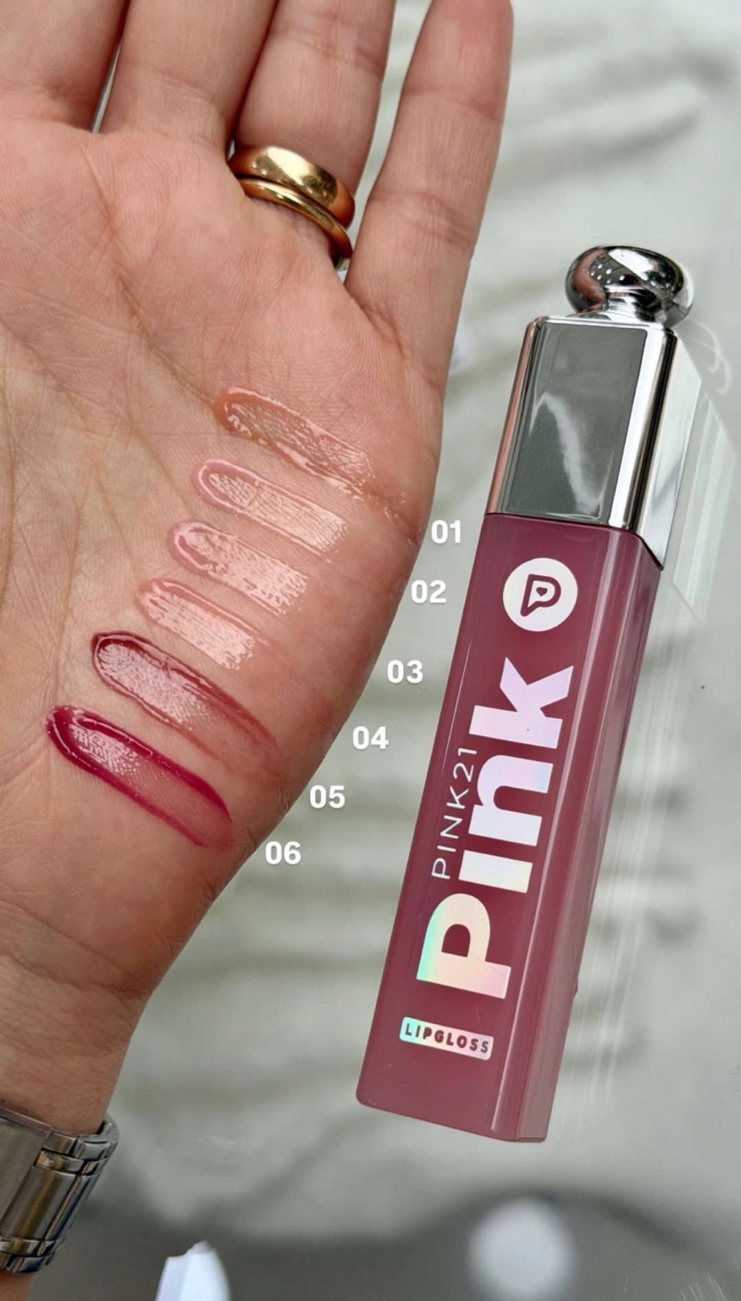 Lipglos con Color de Pink 21 (dupe de Diior) - Imagen 2