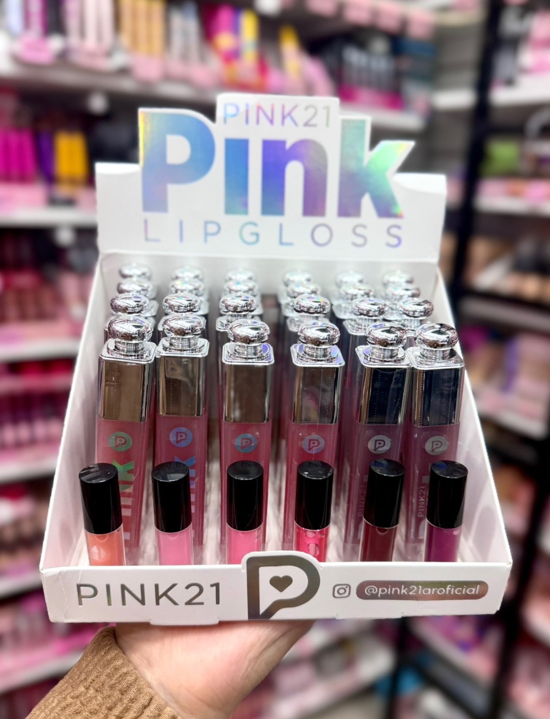 Lipglos con Color de Pink 21 (dupe de Diior) - Imagen 5