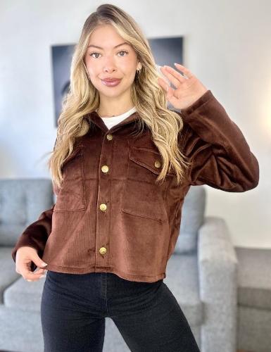 Campera Corderoy con Plush