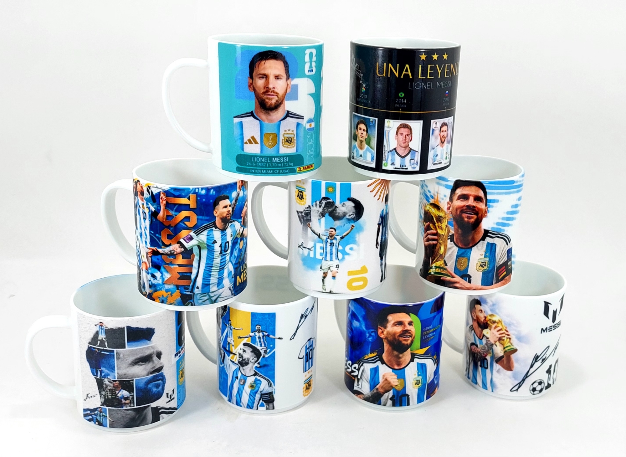 Tazas Plastica Messi Leyenda Argentina Mundial 2026 - Imagen 2