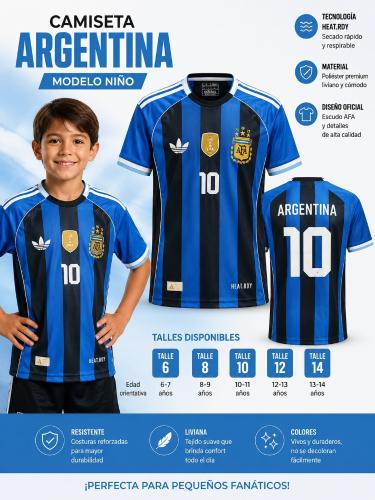 Camiseta Argentina Bordado