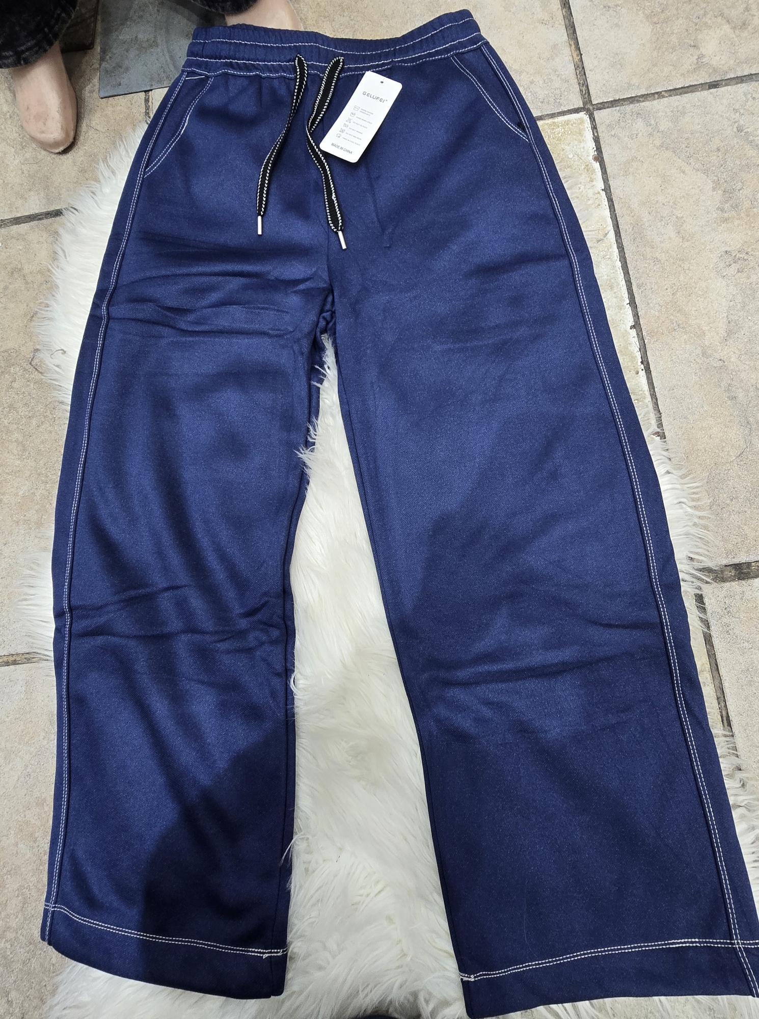 Baggy Semi Jeans con Piel Excelente Calidad - Imagen 4