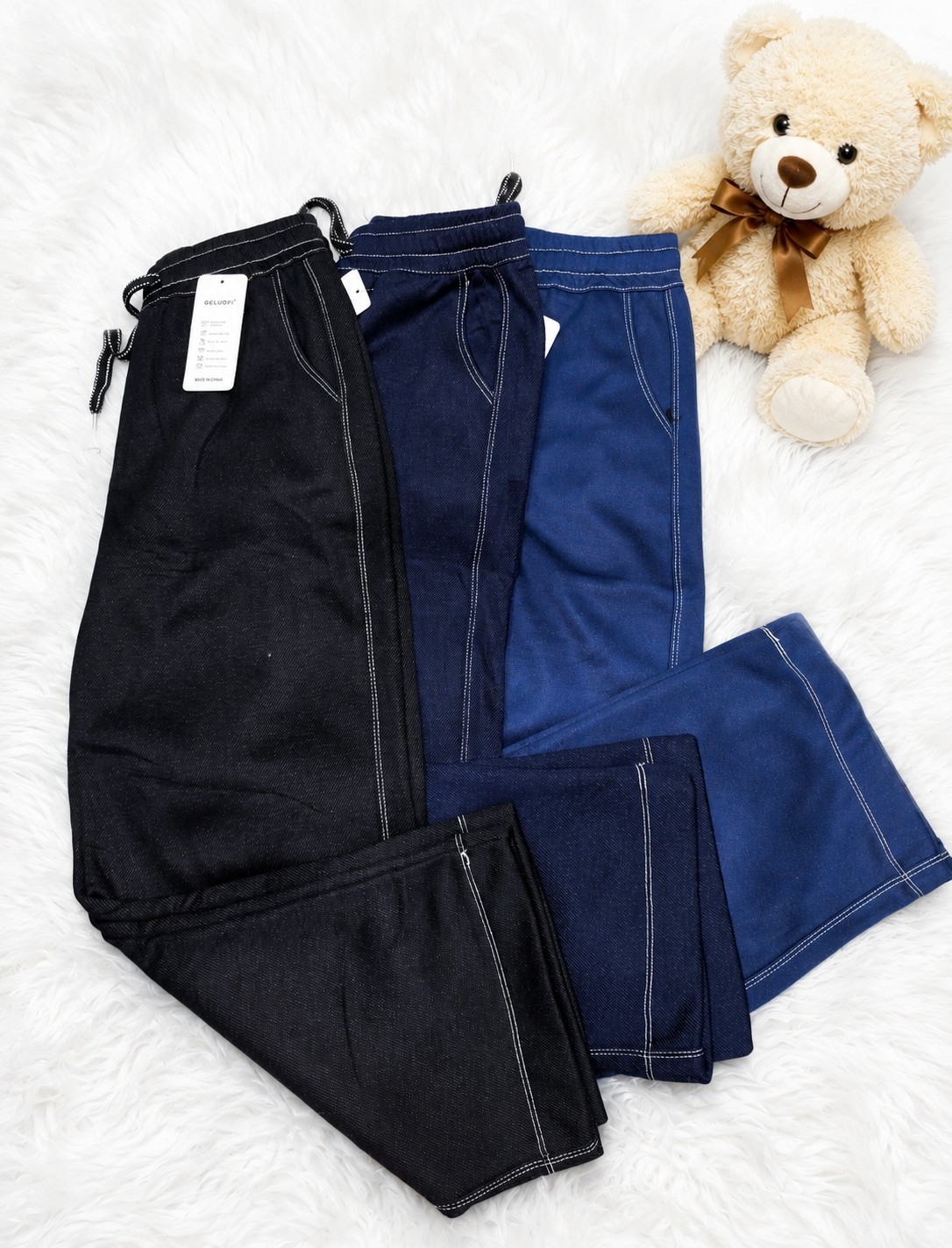 Baggy Semi Jeans con Piel Excelente Calidad - Imagen 5