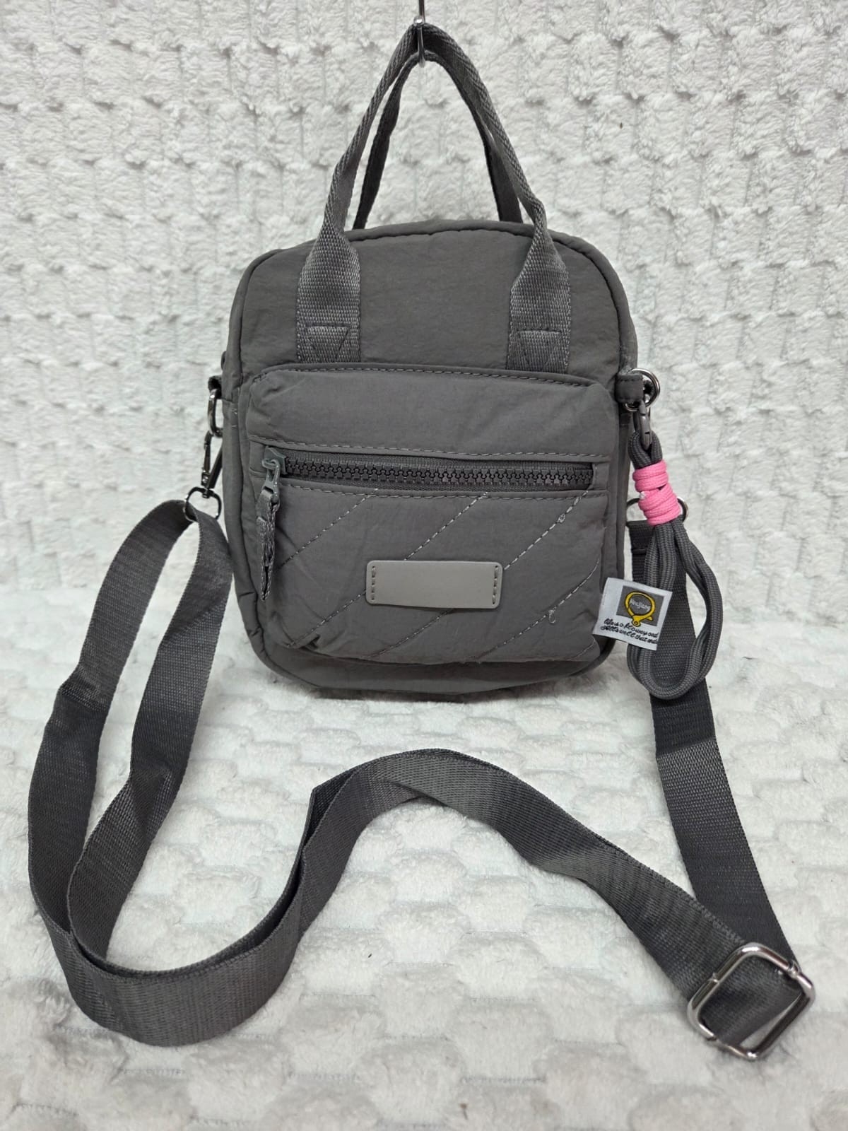 Bolsito Morral Tela Impermeable - Imagen 7