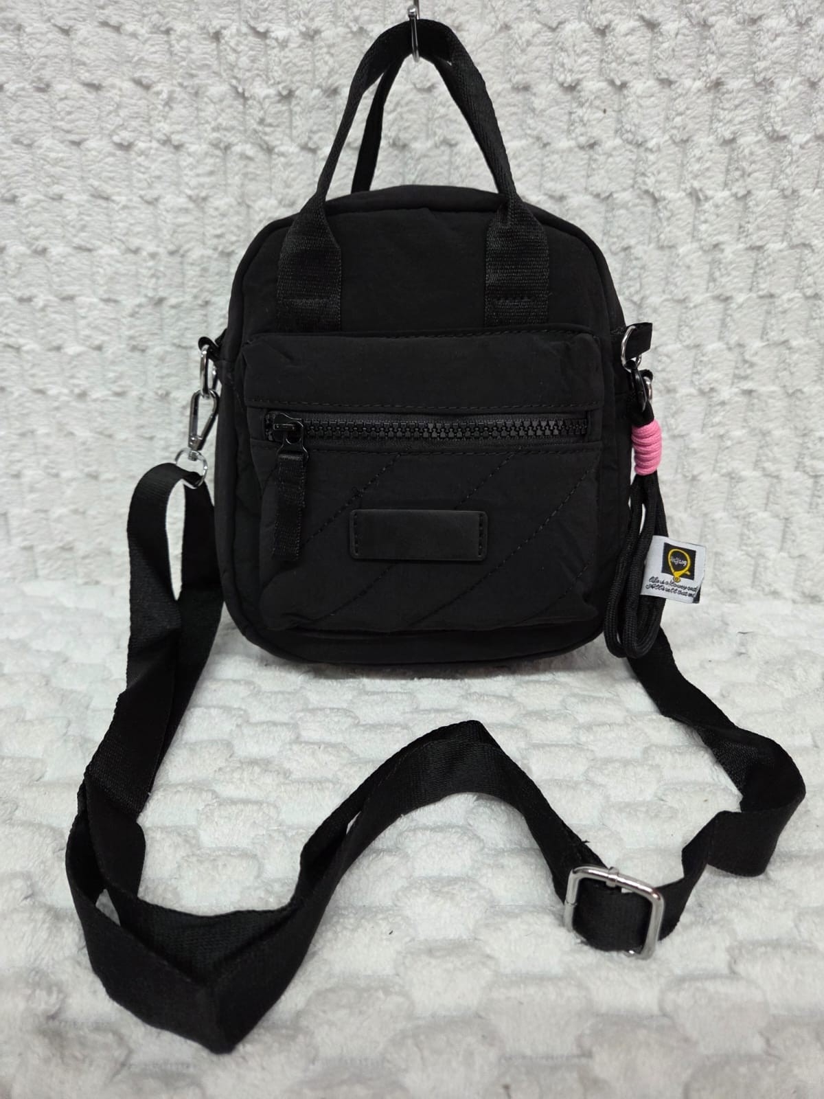 Bolsito Morral Tela Impermeable - Imagen 8