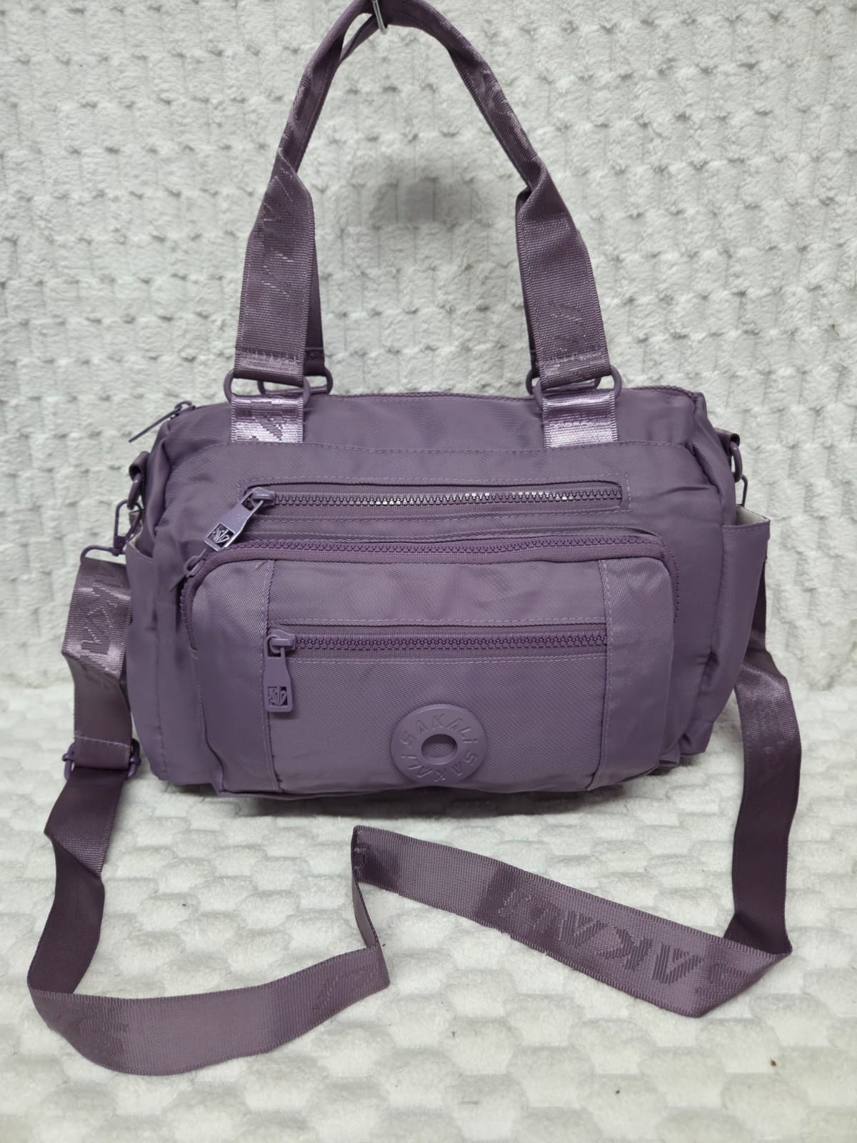 Bolso  Morral Tela Impermeable Tira Desmontable Excelente Calidad - Imagen 3
