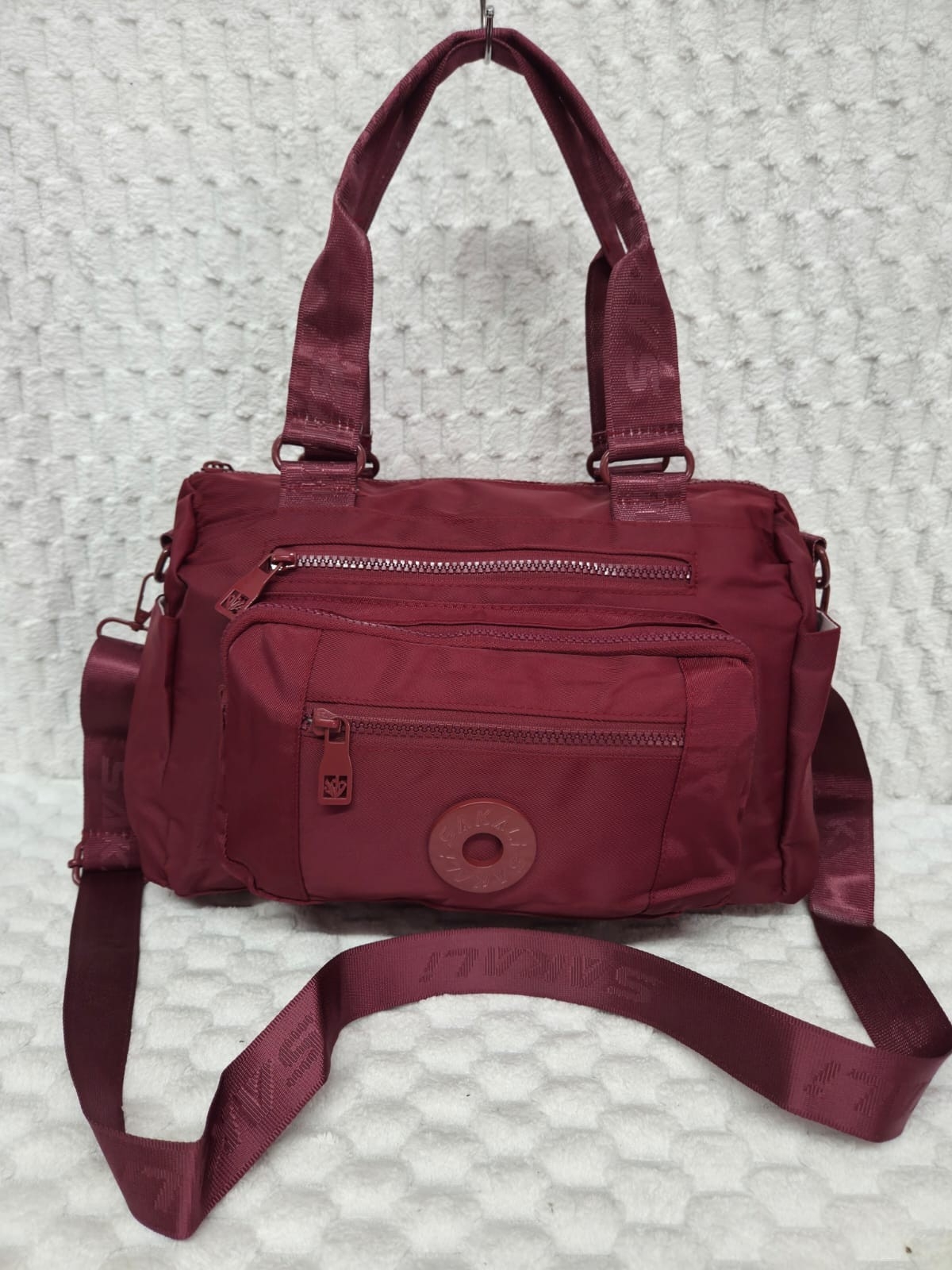 Bolso  Morral Tela Impermeable Tira Desmontable Excelente Calidad - Imagen 5