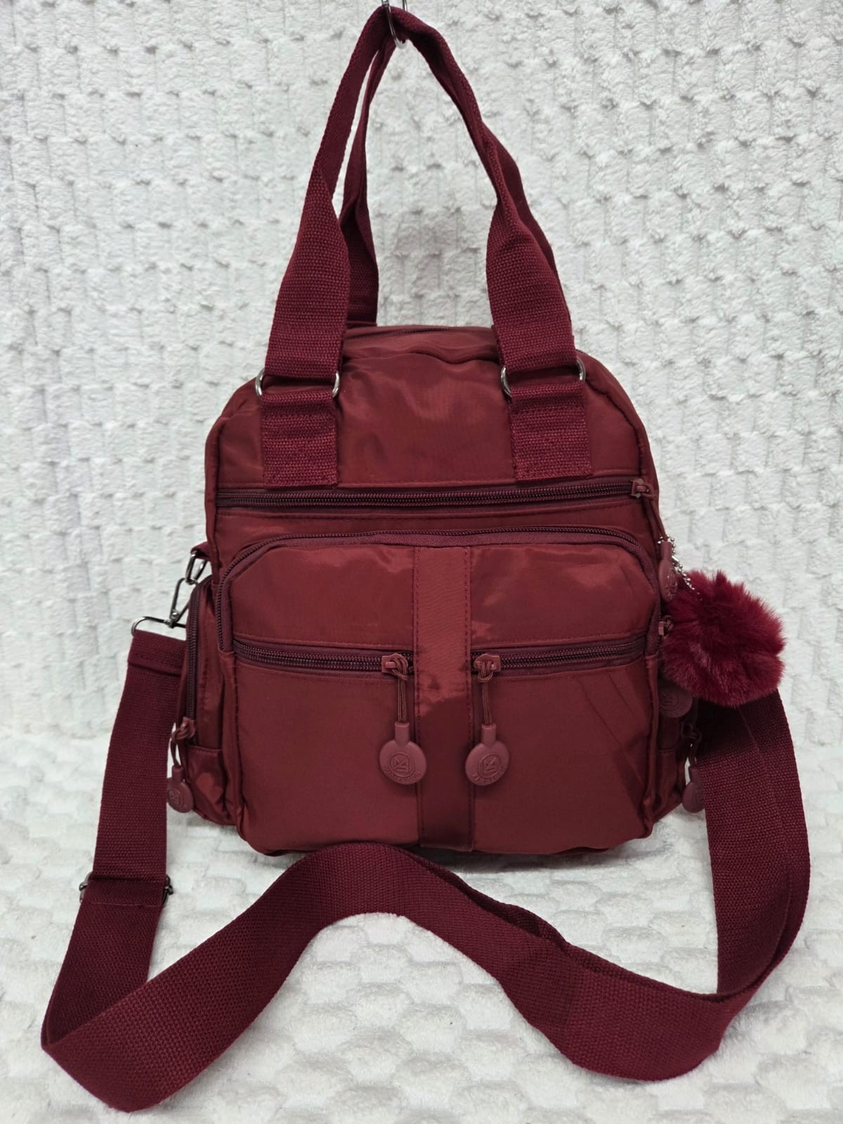 Mochila Bolso Morral ( 3 en 1) Tela Impermeable Tira Desmontable 
excelente Calidad - Imagen 5
