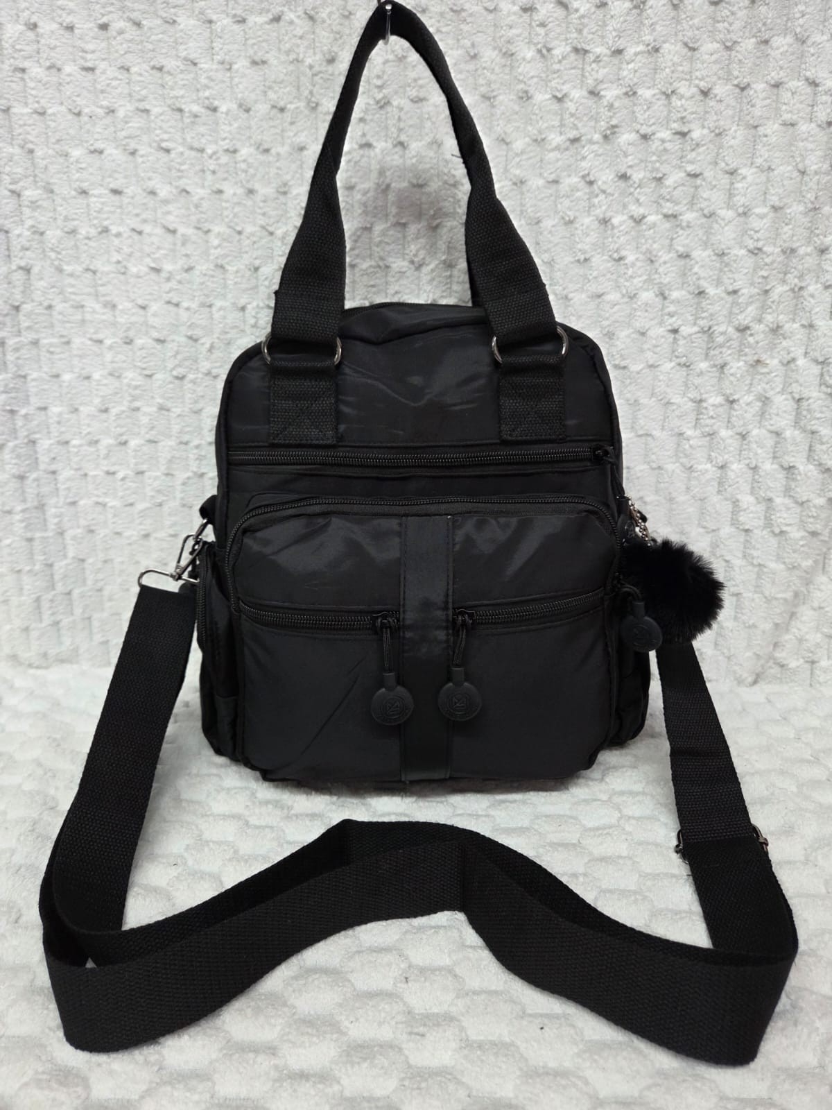 Mochila Bolso Morral ( 3 en 1) Tela Impermeable Tira Desmontable 
excelente Calidad - Imagen 7