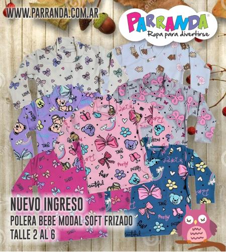 Media Poleras de Modal Soft Frizado Bebe - Miniatura 2