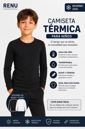 Camiseta Térmica Niño