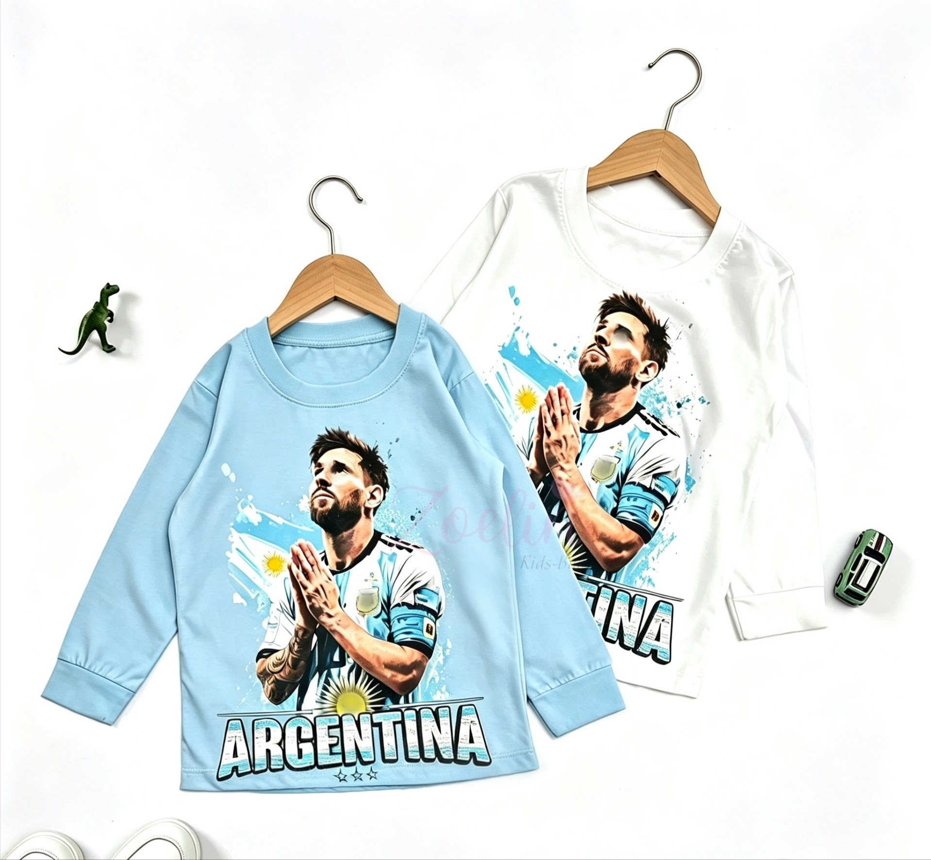 Camiseta Argentina Varon Algodón Peinado Premium - Imagen 5