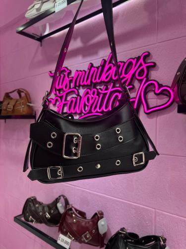 Carteras Mini Bag Baguette Cuero Pu