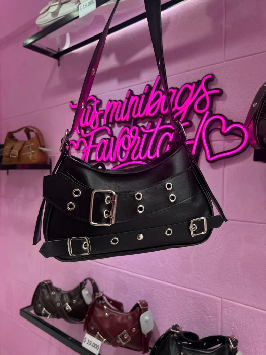 Carteras Mini Bag Baguette Cuero Pu