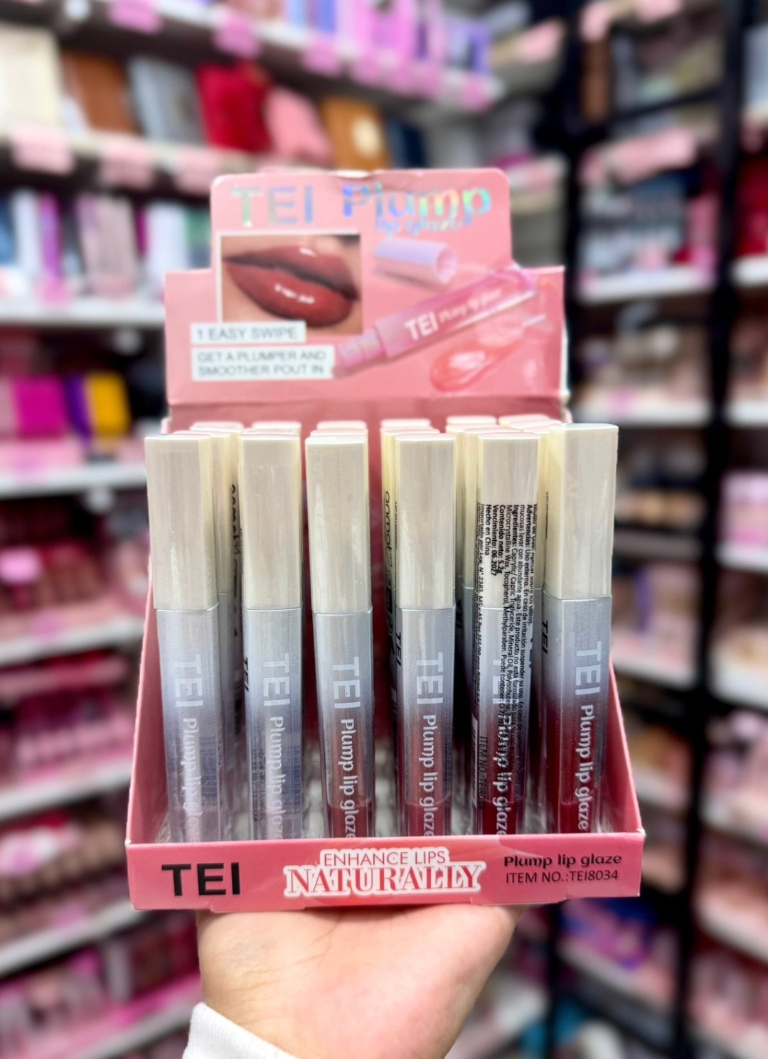 Voluminizador Lip Glaze con Color de Tei (aprobado por Anmat) - Imagen 2