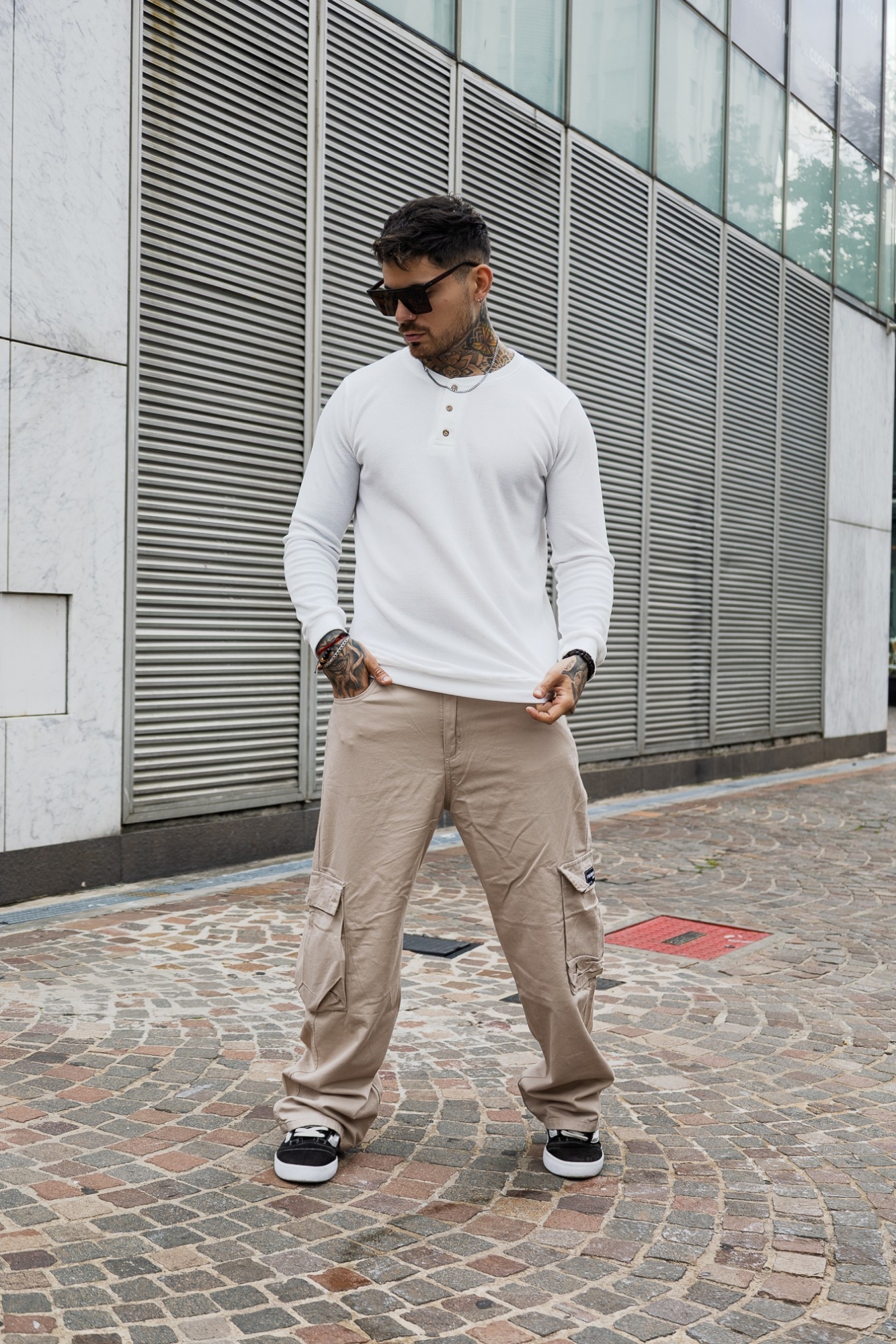 Baggy Cargo Beige - Imagen 1