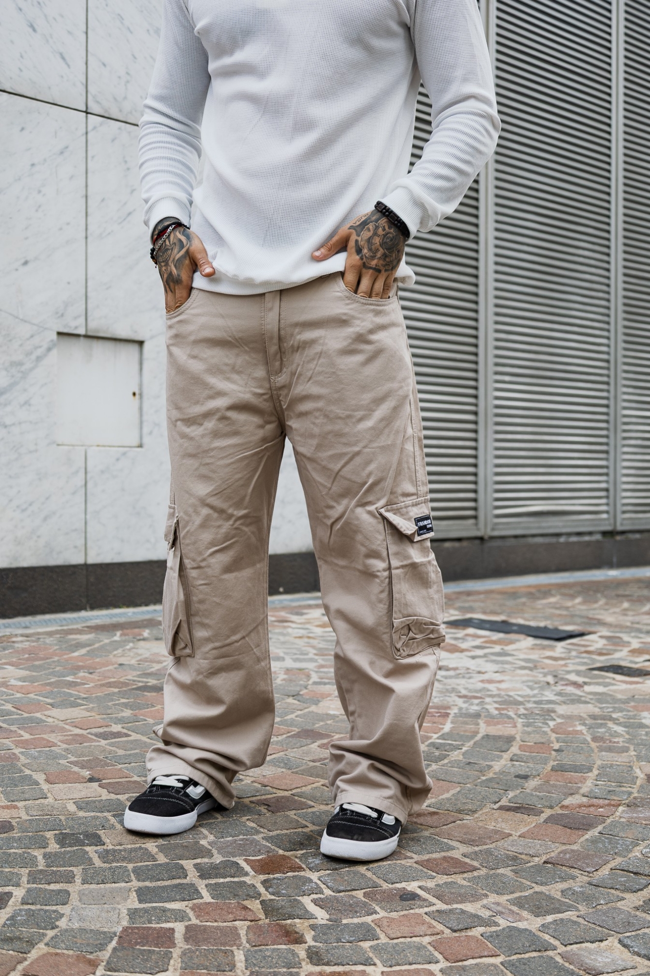 Baggy Cargo Beige - Imagen 3