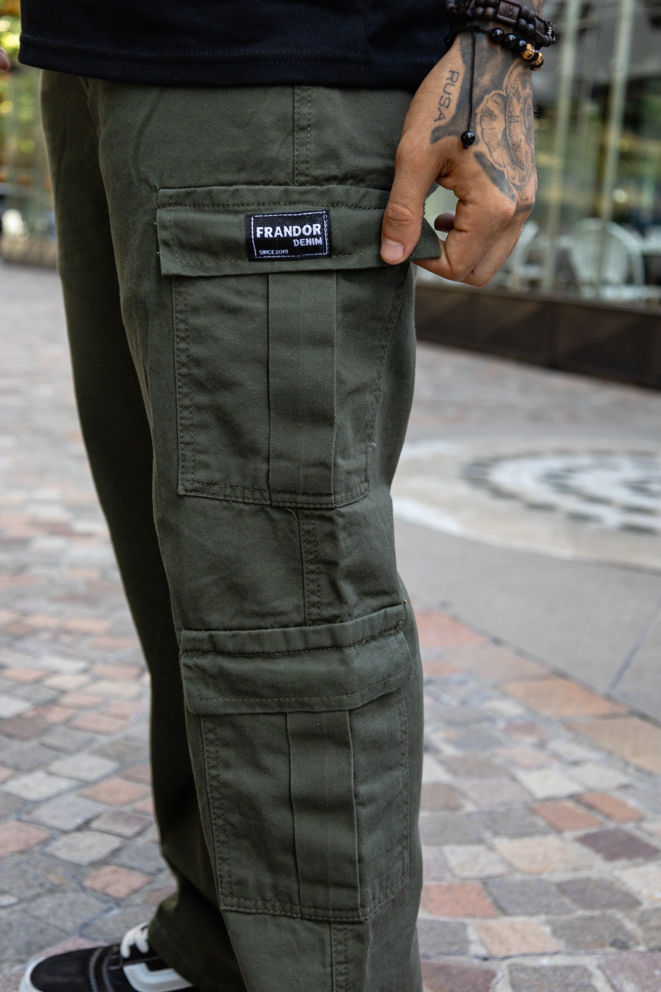 Baggy Multi Bolsillo Verde - Imagen 6