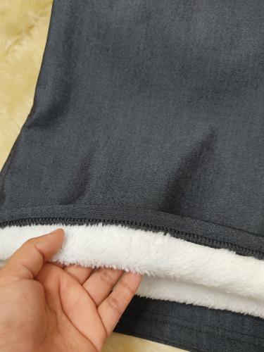 Pantalón Simil Jean con Corderito - Miniatura 4