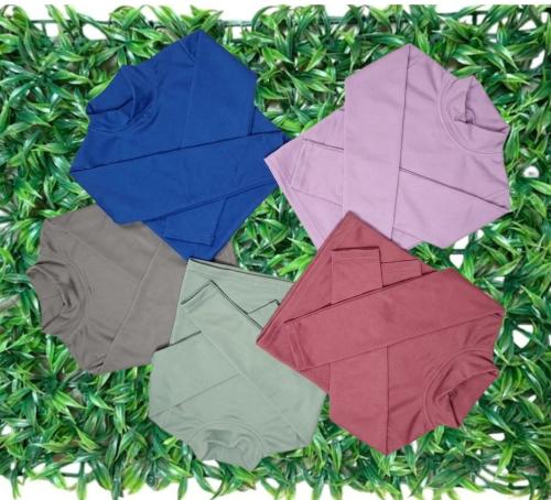 Polera Modal Soft Liso Nene Nena Unisex