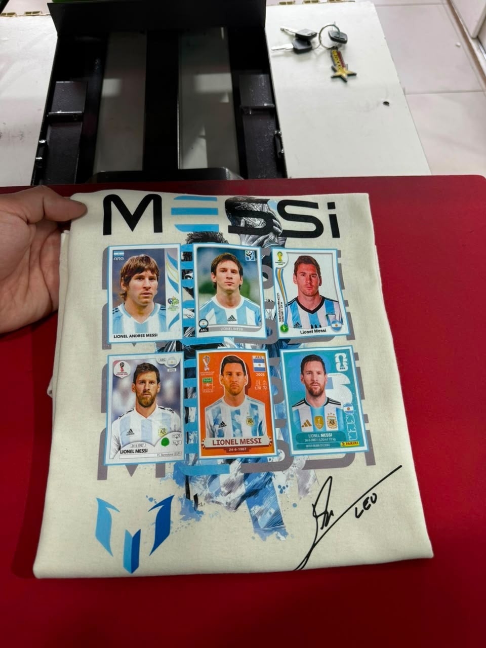 Remeras Messi Mundiales - Imagen 2