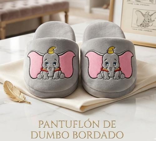 Pantuflon Elefante Dumbo Bordado