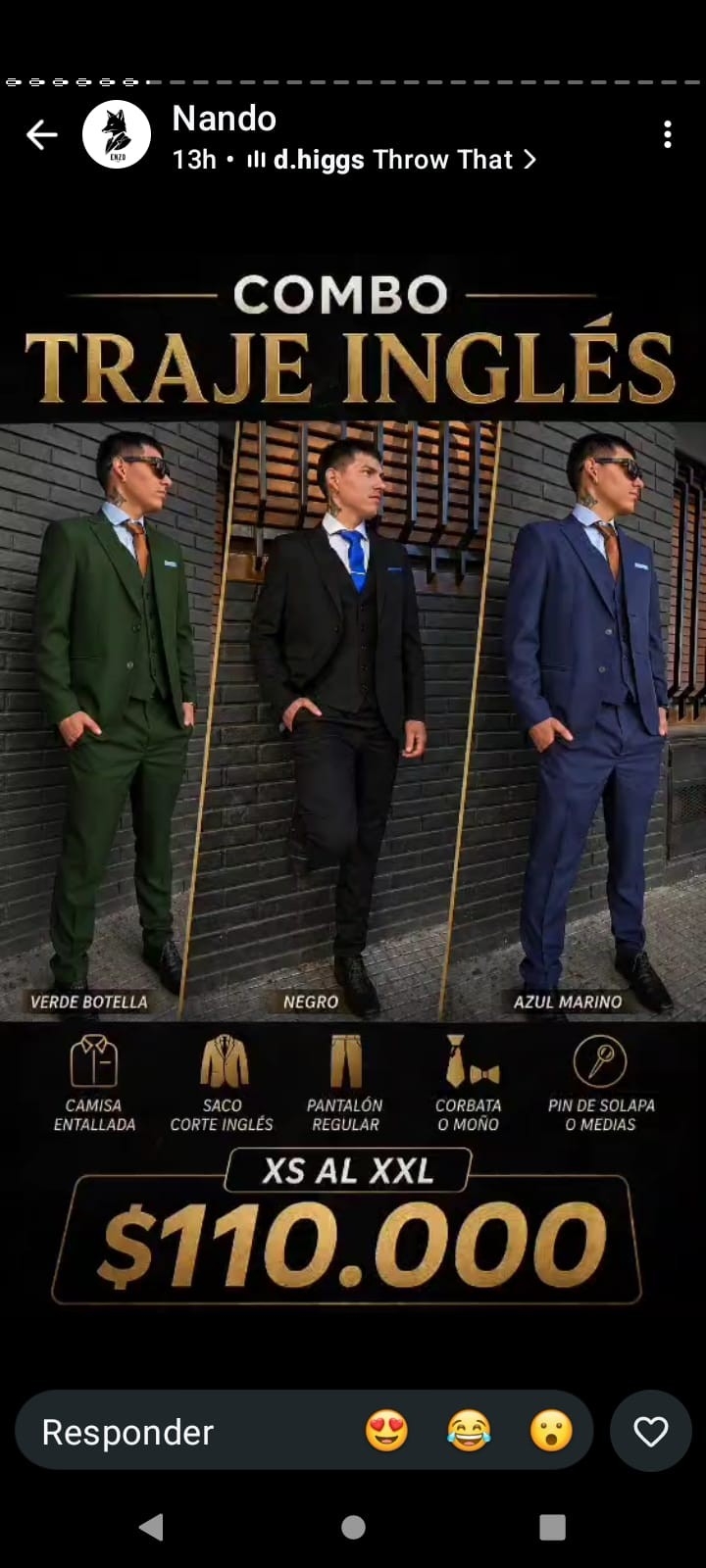 Traje Completo - Imagen 2