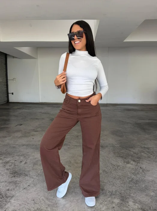Wide Leg Chocolate