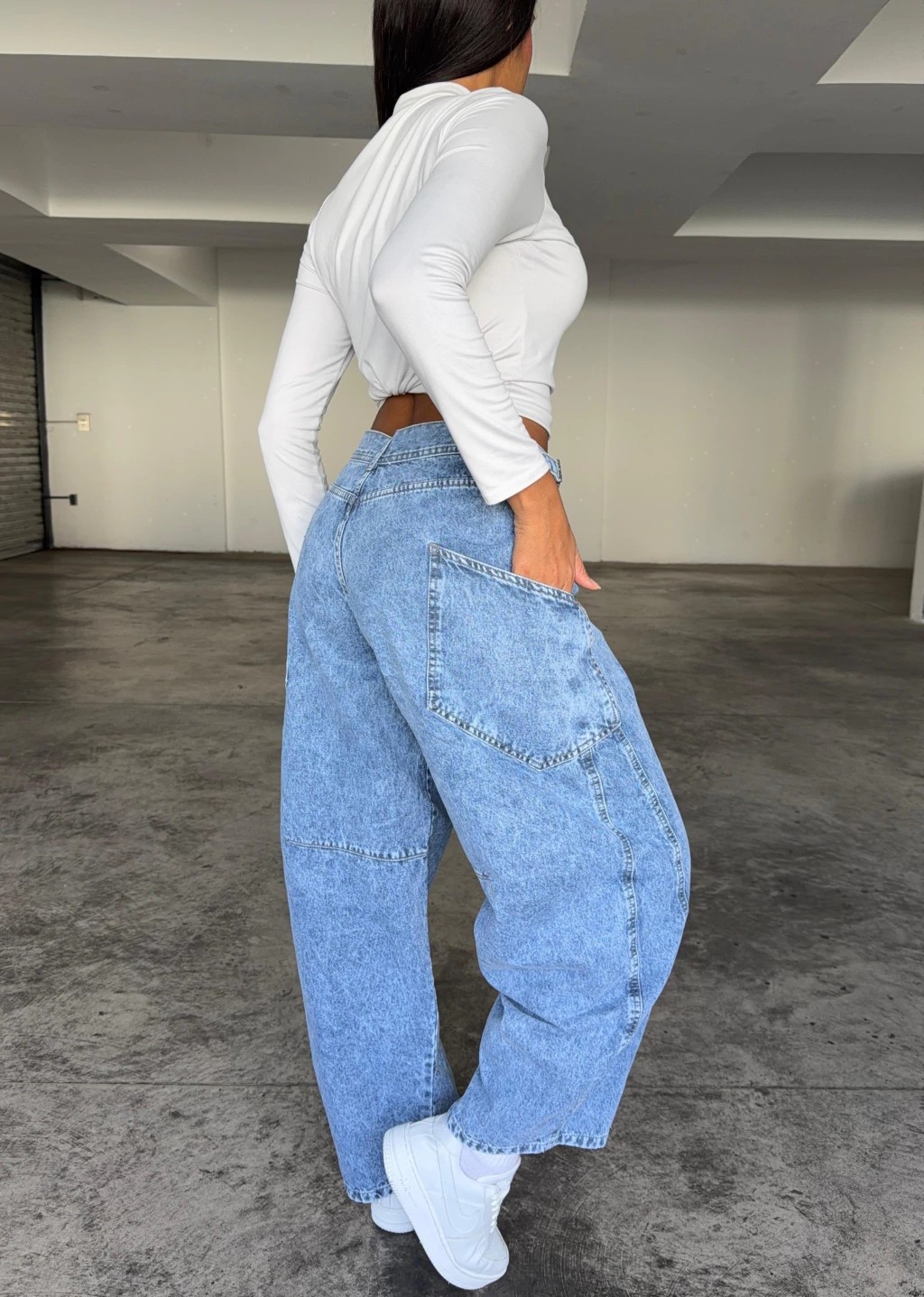 Baggy Big Pocket Nevado - Imagen 2