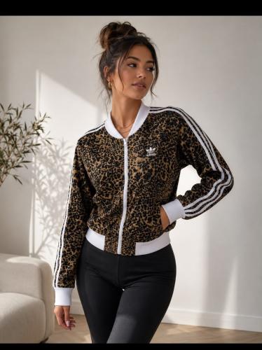 Campera Adidas Logo Bordado de Dama