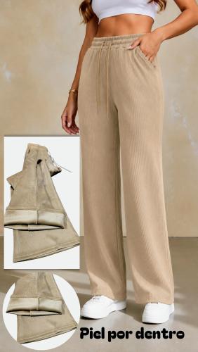 Palasos Corderoy con Piel