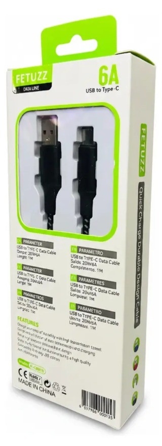 Cable Mallado Color Surtido Usb a Tipo-c 1 Metro - Imagen 2