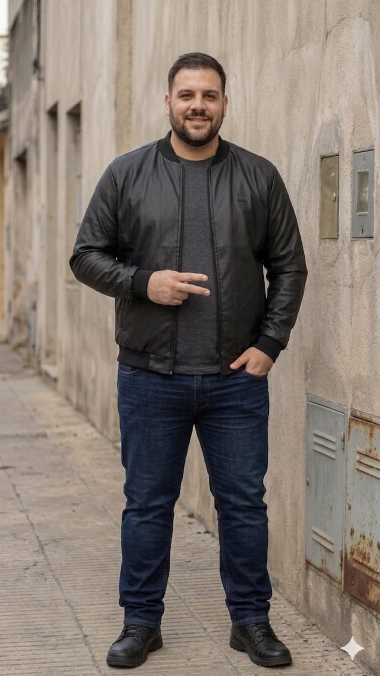 Campera Engomada Talles Especiales - Imagen 2