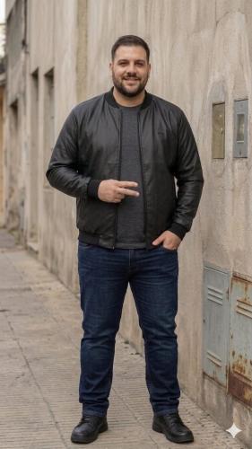 Campera Engomada Talles Especiales - Miniatura 2