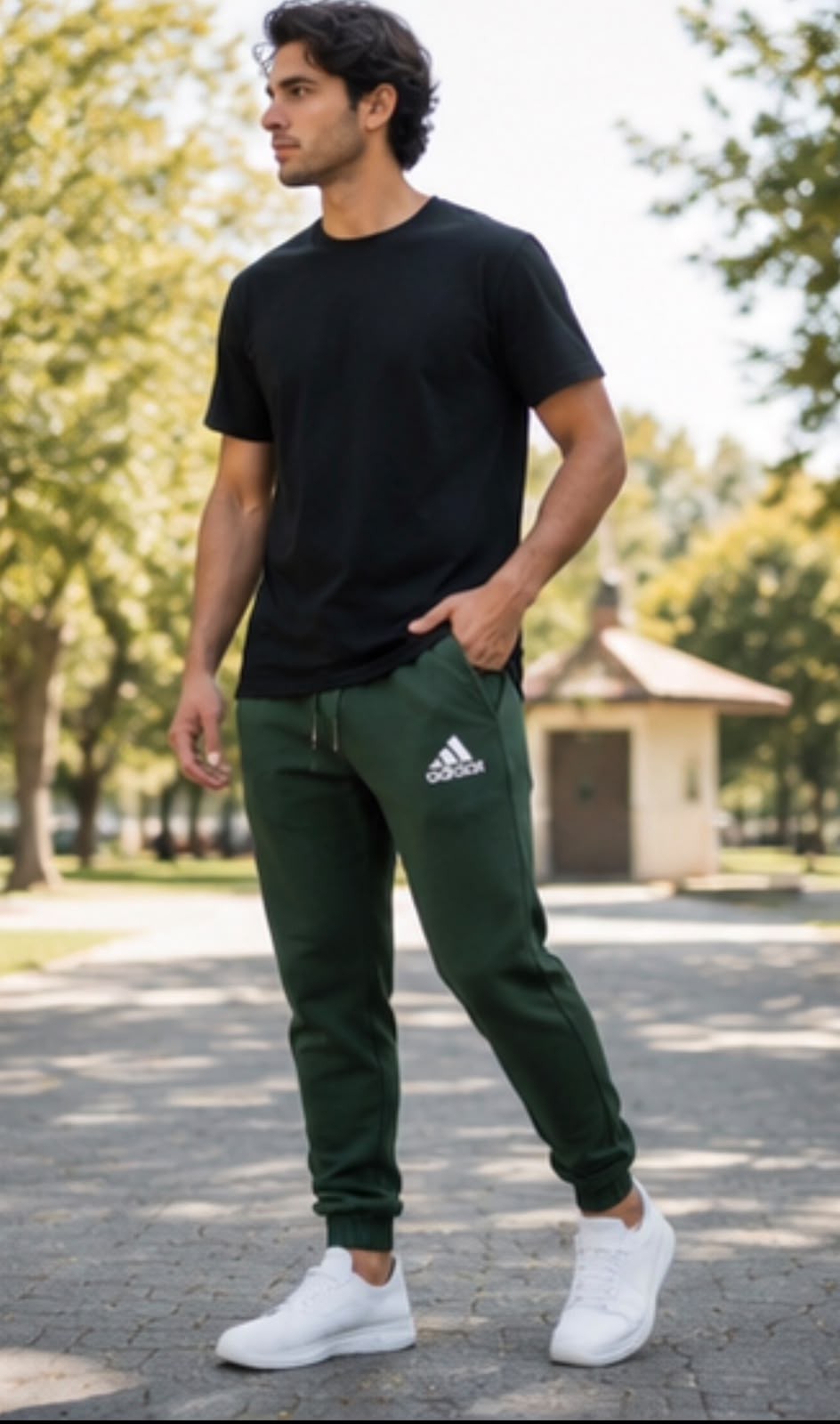 /jogger Friza Estampado Friza Premium/ M - Imagen 3