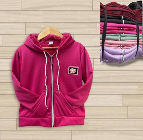 Camperas Jersey con Piel Nena