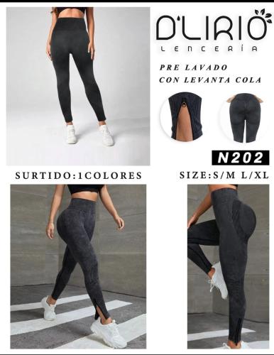 Calza Prelavado Todo Negro