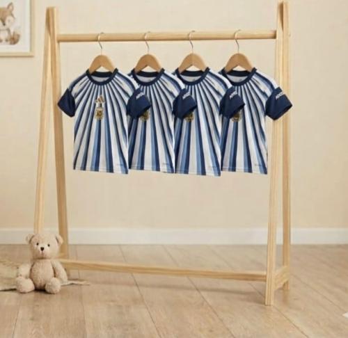 Camiseta Pre Match a Rayas Sublimados de Bebe 2 al 5