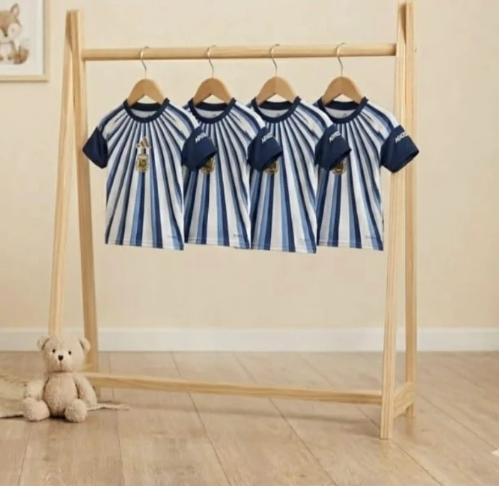 Camiseta Pre Match a Rayas Sublimados de Bebe 2 al 5